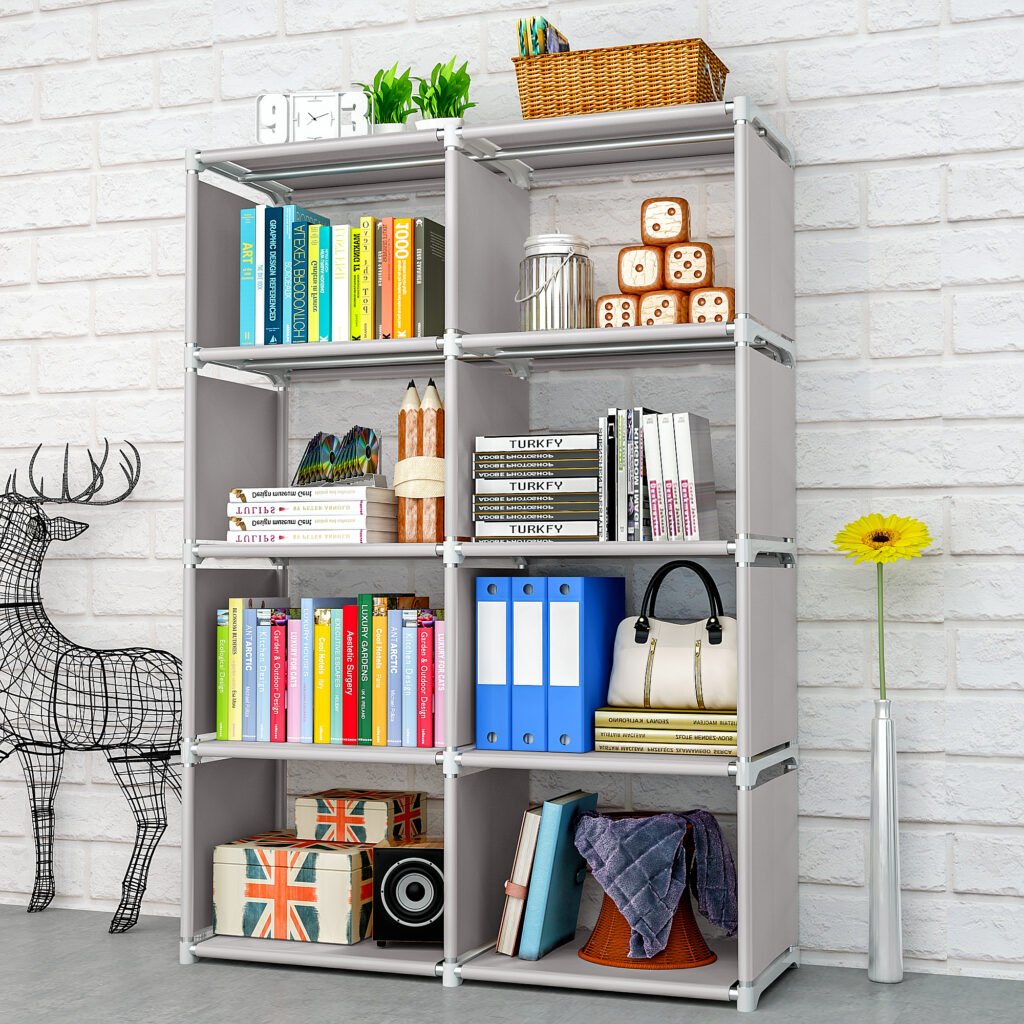 5 -Tier Modern Multifunction Fabric Storage Rack - Home Space
